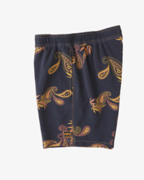 4 Wrangler Hazy Paisley Layback 17" - Boardshort para Hombre Azul Z1LB03BIF1 Billabong