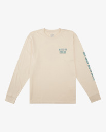 5 Wrangler Westward - Longsleeve f&uuml;r M&auml;nner Weiss Z1LS05BIF1 Billabong