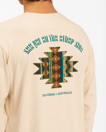 4 Wrangler Westward - Longsleeve f&uuml;r M&auml;nner Weiss Z1LS05BIF1 Billabong