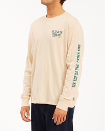 3 Wrangler Westward - Longsleeve f&uuml;r M&auml;nner Weiss Z1LS05BIF1 Billabong