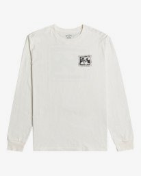 3 Crayon Wave - Long Sleeve T-Shirt for Men White Z1LS13BIF1 Billabong