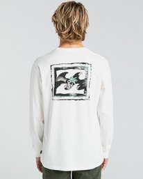 2 Crayon Wave - Long Sleeve T-Shirt for Men White Z1LS13BIF1 Billabong