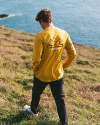0 Peak Wave - Long Sleeve T-Shirt for Men Yellow Z1LS28BIF1 Billabong