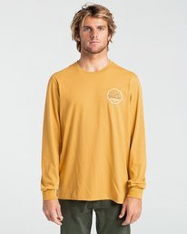 2 Peak Wave - Long Sleeve T-Shirt for Men Yellow Z1LS28BIF1 Billabong