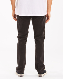 3 73 - Pantalones Vaqueros Rectos para Hombre Negro Z1PN12BIF1 Billabong