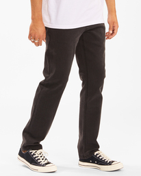 2 73 - Pantalones Vaqueros Rectos para Hombre Negro Z1PN12BIF1 Billabong