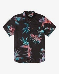 0 Sundays Floral - Short Sleeve Shirt for Men Blue Z1SH22BIF1 Billabong