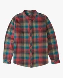 4 Coastline  - Camiseta de franela para Hombre Rojo Z1SH36BIF1 Billabong