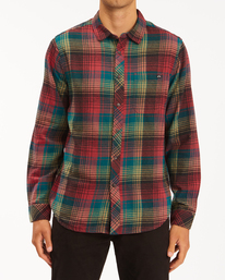 0 Coastline  - Camiseta de franela para Hombre Rojo Z1SH36BIF1 Billabong