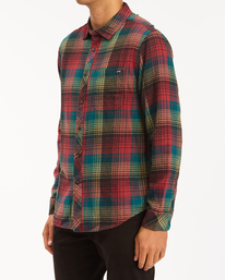 2 Coastline  - Camiseta de franela para Hombre Rojo Z1SH36BIF1 Billabong