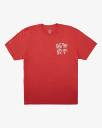 6 Wrangler Lands - Camiseta para Hombre Rojo Z1SS08BIMU Billabong