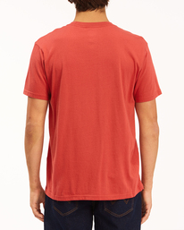 3 Wrangler Lands - Camiseta para Hombre Rojo Z1SS08BIMU Billabong