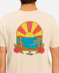 6 Wrangler Saguaro - T-Shirt f&uuml;r M&auml;nner Weiss Z1SS12BIF1 Billabong