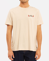 0 Wrangler Saguaro - T-Shirt f&uuml;r M&auml;nner Weiss Z1SS12BIF1 Billabong