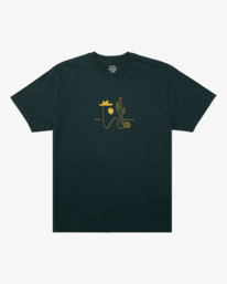 6 Wrangler Sleepwalker - T-Shirt for Men Green Z1SS17BIF1 Billabong