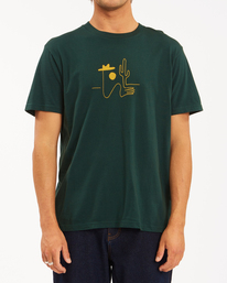 1 Wrangler Sleepwalker - T-Shirt for Men Green Z1SS17BIF1 Billabong