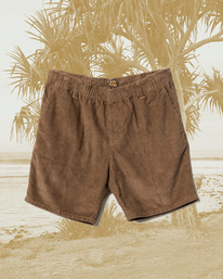 0 Wrangler Bowie Layback - Short de Pana para Hombre Marron Z1WK50BIF1 Billabong