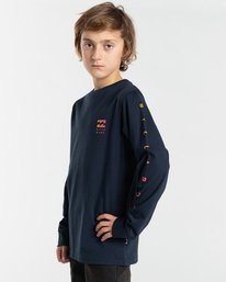 3 Unity - Long Sleeve T-Shirt for Boys Blue Z2LS12BIF1 Billabong