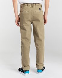 4 73 - Chinos for Boys 8 - 14 Grey Z2PT11BIF1 Billabong