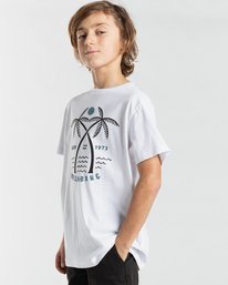 2 Double Head - T- shirt voor Jongens 8 - 14 White Z2SS20BIF1 Billabong