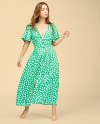 3 Wrangler Floral Dream - Robe midi pour Femme Violet Z3DR33BIF1 Billabong