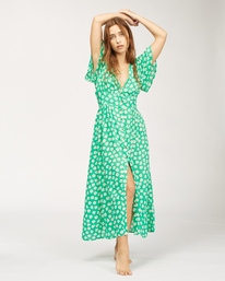 4 Wrangler Floral Dream - Robe midi pour Femme Violet Z3DR33BIF1 Billabong