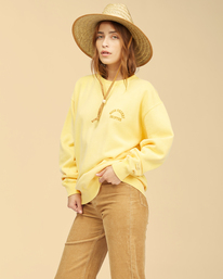 1 Wrangler Wayward - Sudadera para Mujer Amarillo Z3FL22BIF1 Billabong