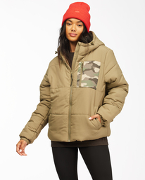 1 Transport Puffer 3 - Veste déperlante pour Femme  Z3JK50BIF1 Billabong