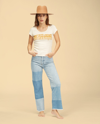 2 Wrangler Hey Honey - T-Shirt for Women White Z3KT04BIF1 Billabong