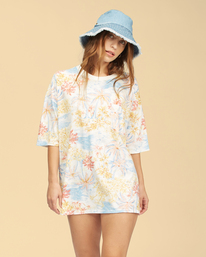 2 Wrangler Western Shores - T-Shirt f&uuml;r Frauen Braun Z3KT20BIF1 Billabong