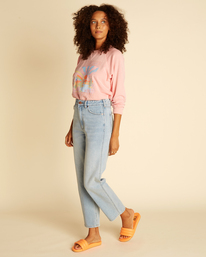 4 Wrangler She's Cheeky - Jean taille haute pour Femme Beige Z3PN04BIF1 Billabong