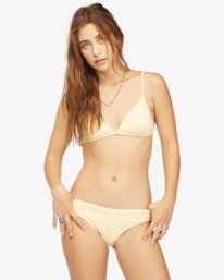 2 Wrangler Face The Sun Biarritz - Bikiniunterteil mit mittlerer Bedeckung f&uuml;r Frauen Gelb Z3SB03BIF1 Billabong