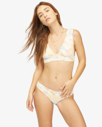 2 Wrangler Western Shore Rider - Full Coverage Bikini Bottoms for Women Brown Z3SB06BIF1 Billabong