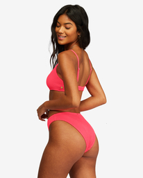 2 Summer High Havana - Skimpy Coverage Bikini Bottoms for Women Red Z3SB28BIF1 Billabong