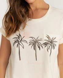 2 Three Palms - T-shirt pour Femme Marron Z3SS06BIF1 Billabong