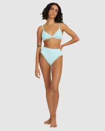 6 Sunrays - Top de Bikini Triangular Fijo para Mujer Azul Z3ST35BIF1 Billabong