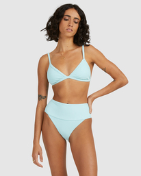 4 Sunrays - Top de Bikini Triangular Fijo para Mujer Azul Z3ST35BIF1 Billabong