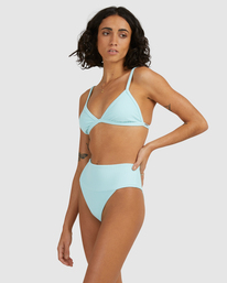 1 Sunrays - Top de Bikini Triangular Fijo para Mujer Azul Z3ST35BIF1 Billabong