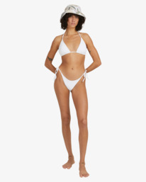 7 Sunrays Elongated Triangle - Top de bikini para Mujer Blanco Z3ST44BIF1 Billabong