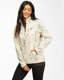 3 Boundary - Polaire pour Femme Blanc Z3WA02BIF1 Billabong