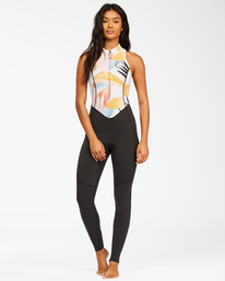 0 2mm Salty Jane - Springsuit con cremallera frontal para Mujer  Z42G13BIF1 Billabong