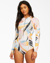 1 2mm Salty Dayz  - Springsuit Front Zip pour Femme Rouge Z42G16BIF1 Billabong
