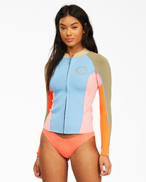0 Peeky - 1 mm Wetsuit Jacket for Women Red Z42G19BIF1 Billabong