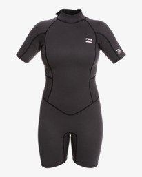 0 2/2mm Launch - Springsuit Back Zip manches courtes pour Femme  Z42G91BIP2 Billabong