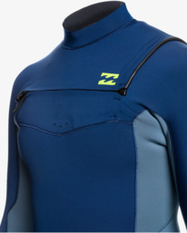 5 3/2mm Absolute 2021  - Neoprenanzug mit Reißverschluss auf der Brust für Männer Blau Z43M16BIF1 Billabong