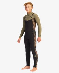 0 4/3mm Revolution Pro  - Neoprenanzug mit Reißverschluss auf der Brust für Jungen Braun Z44B11BIF1 Billabong
