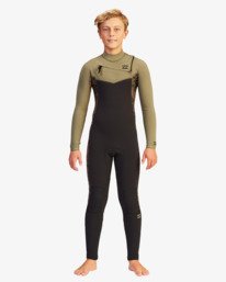 1 4/3mm Revolution Pro  - Neoprenanzug mit Reißverschluss auf der Brust für Jungen Braun Z44B11BIF1 Billabong