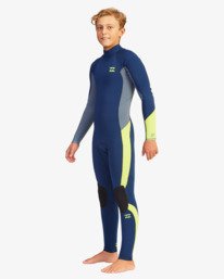 0 403 Absolute  - Neoprenanzug mit Reißverschluss am Rücken für Jungen 8 - 14 Blau Z44B12BIF1 Billabong