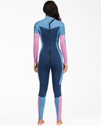2 4/3mm Synergy  - Wetsuit met een Achterrits voor Dames Blue Z44G16BIF1 Billabong