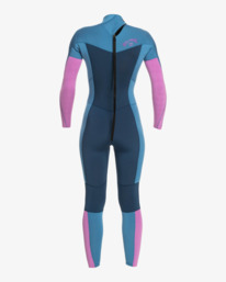 4 5/4mm Synergy - Back Zip Wetsuit for Women Blue Z45G16BIF1 Billabong